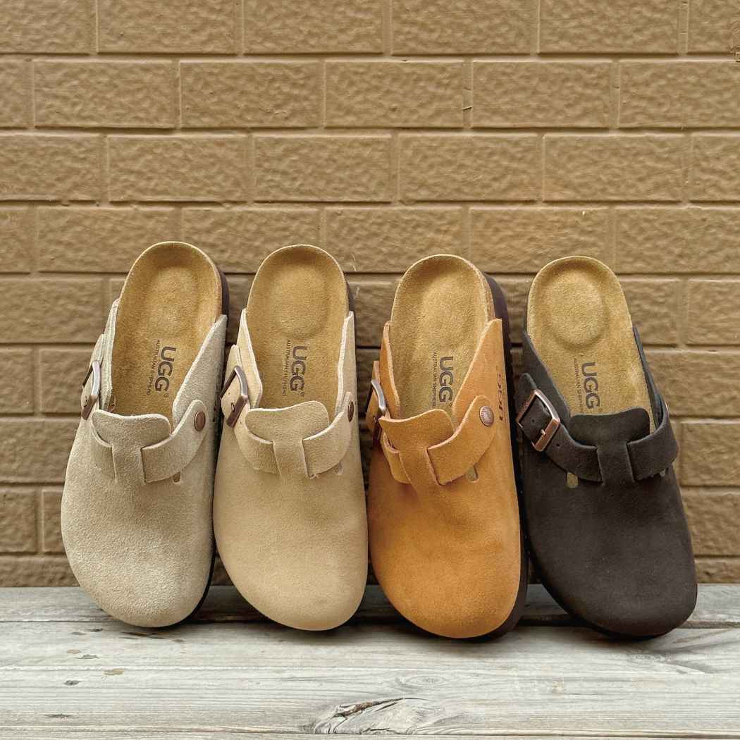 Berrin platform clogs AS 7044 available in Beige, Chestnut, Chocolate and Taupe