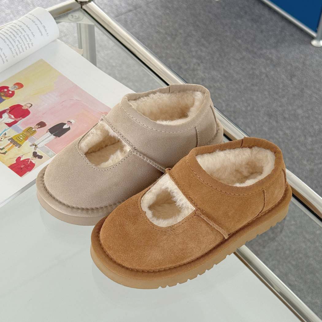 Carmella kids Mary Jane ankle slippers AS 2127K available in Chestnut and Sand