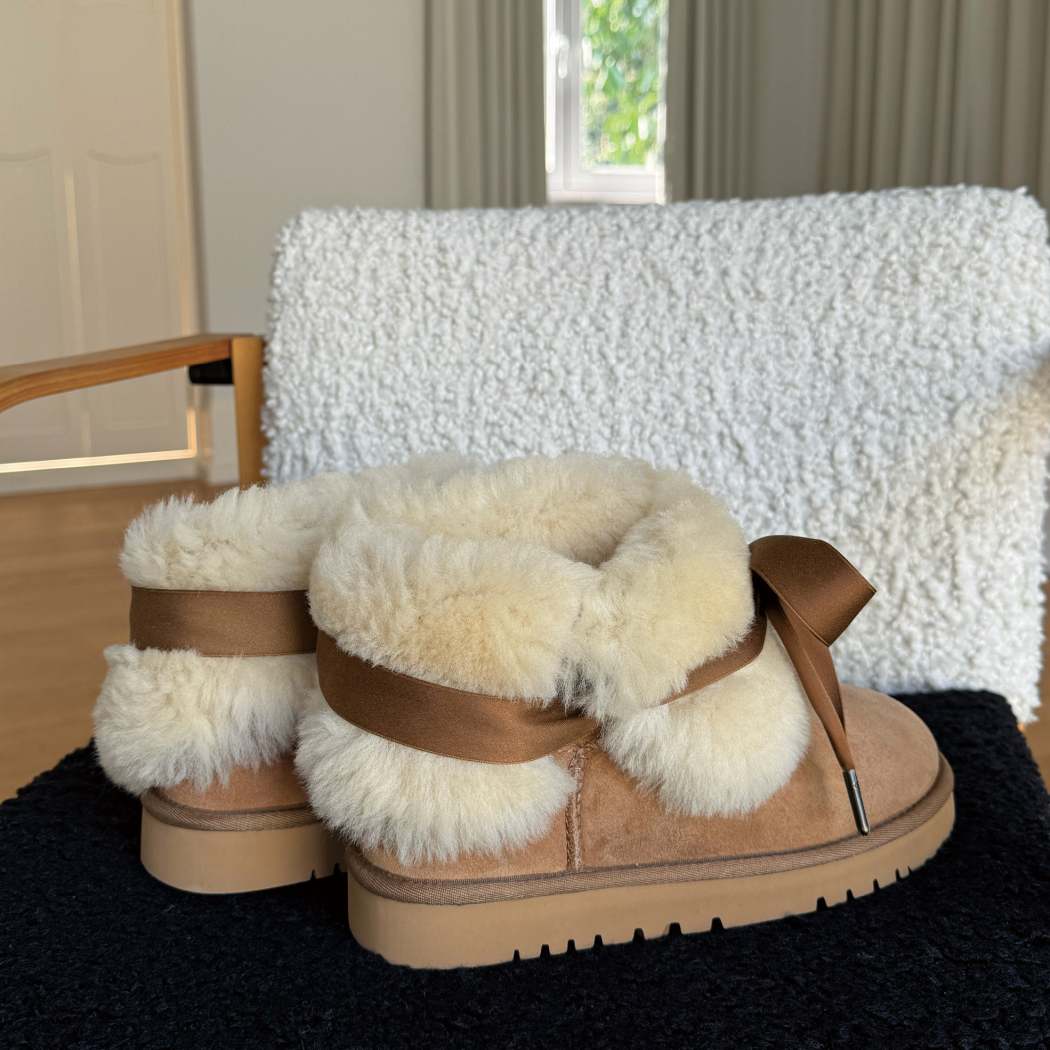 Front detail of Carmont wrap lace short boots AS 3123
