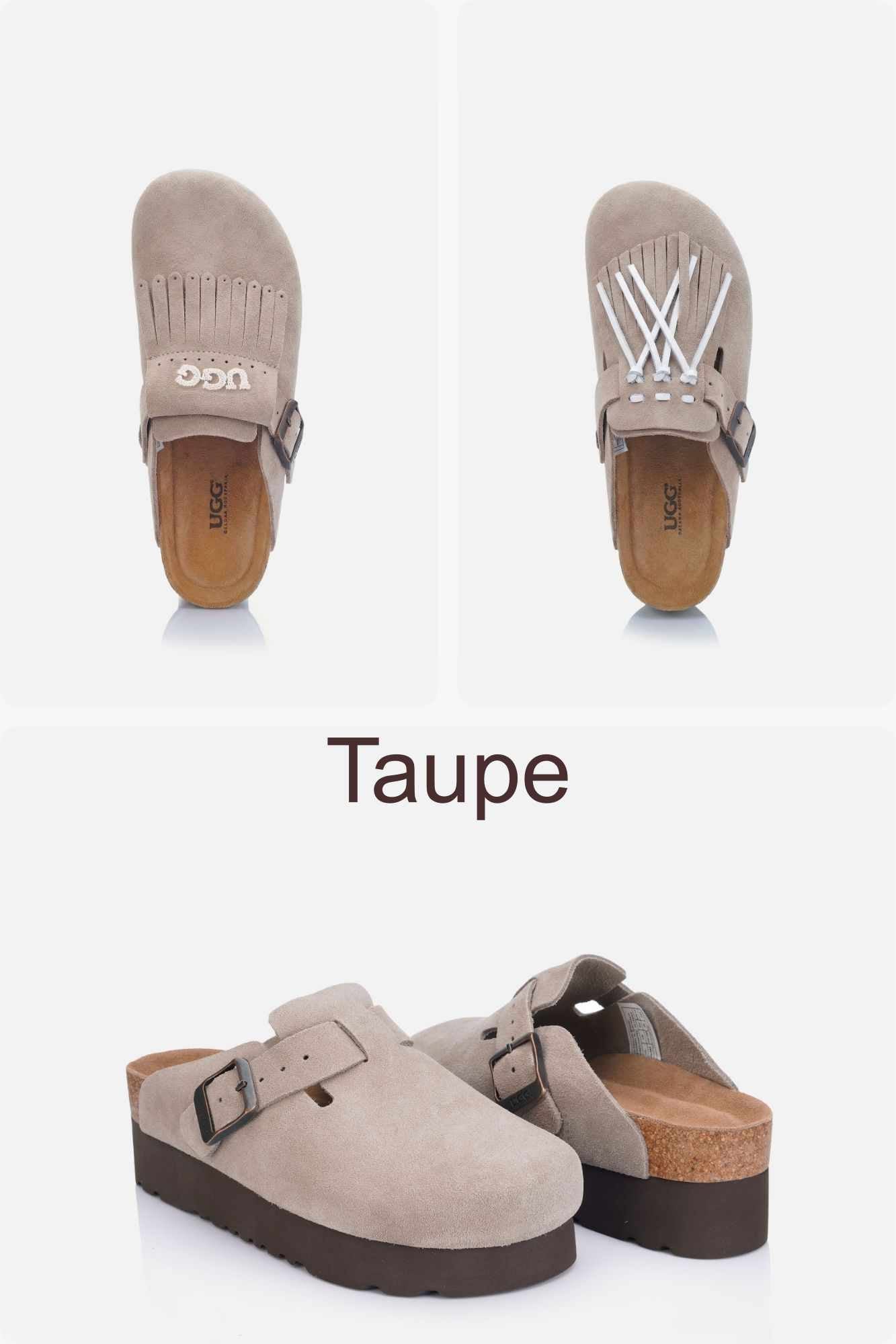 Classic Birken platform clogs OZ 7003 colour card in Taupe