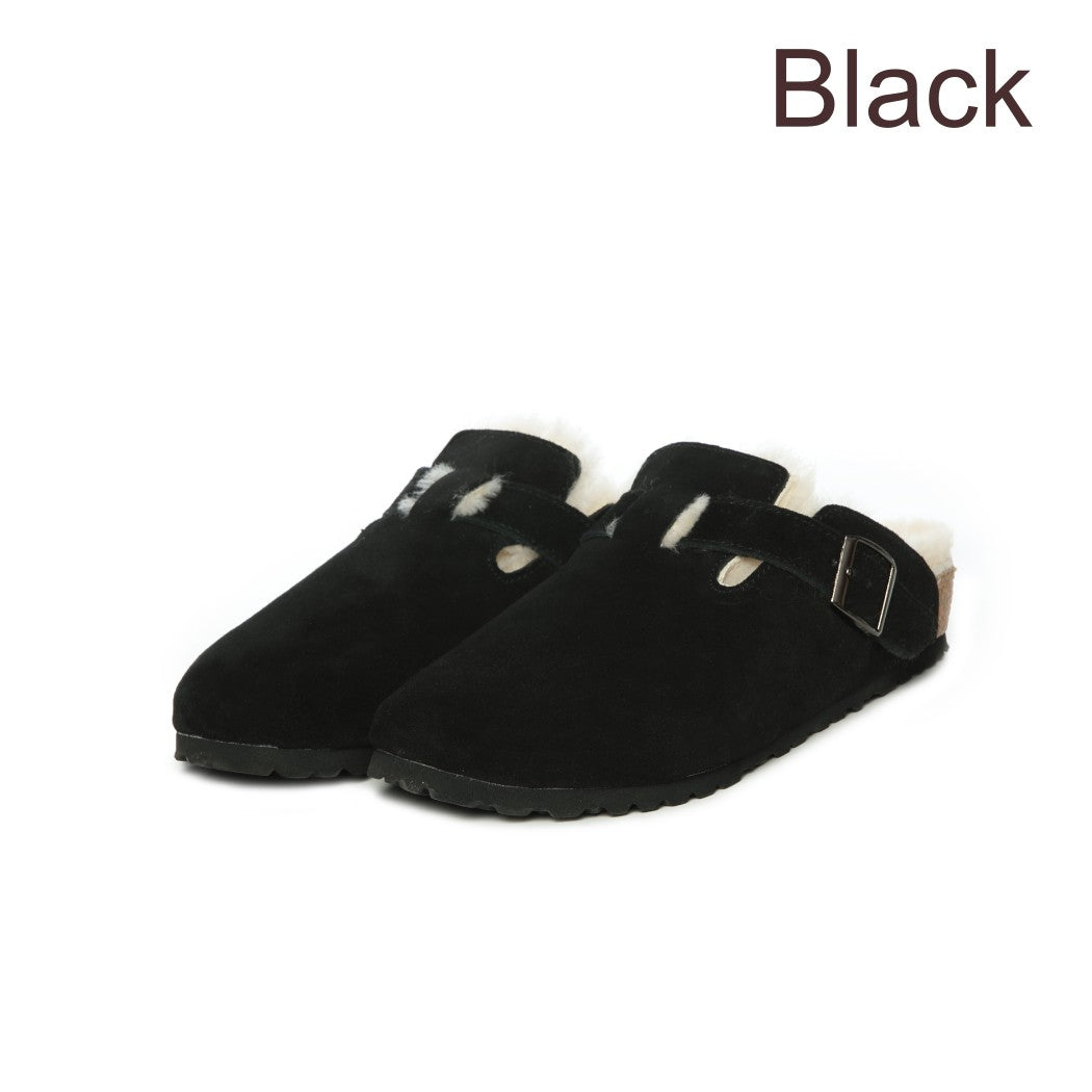 DK UGG Unisex Shearling Buckle Slippers 137