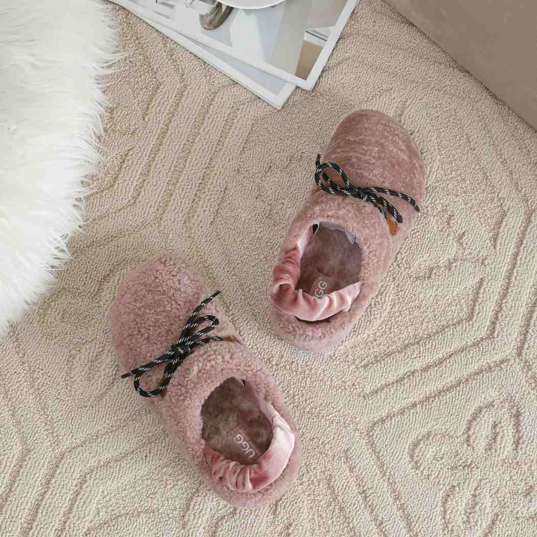 AUSTRALIAN SHEPHERD® UGG Slippers Women Curly Wool Slingback Barrett AS 2080