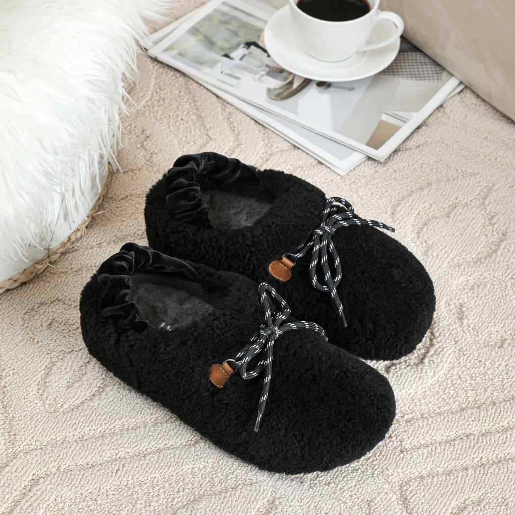 AUSTRALIAN SHEPHERD® UGG Slippers Women Curly Wool Slingback Barrett AS 2080