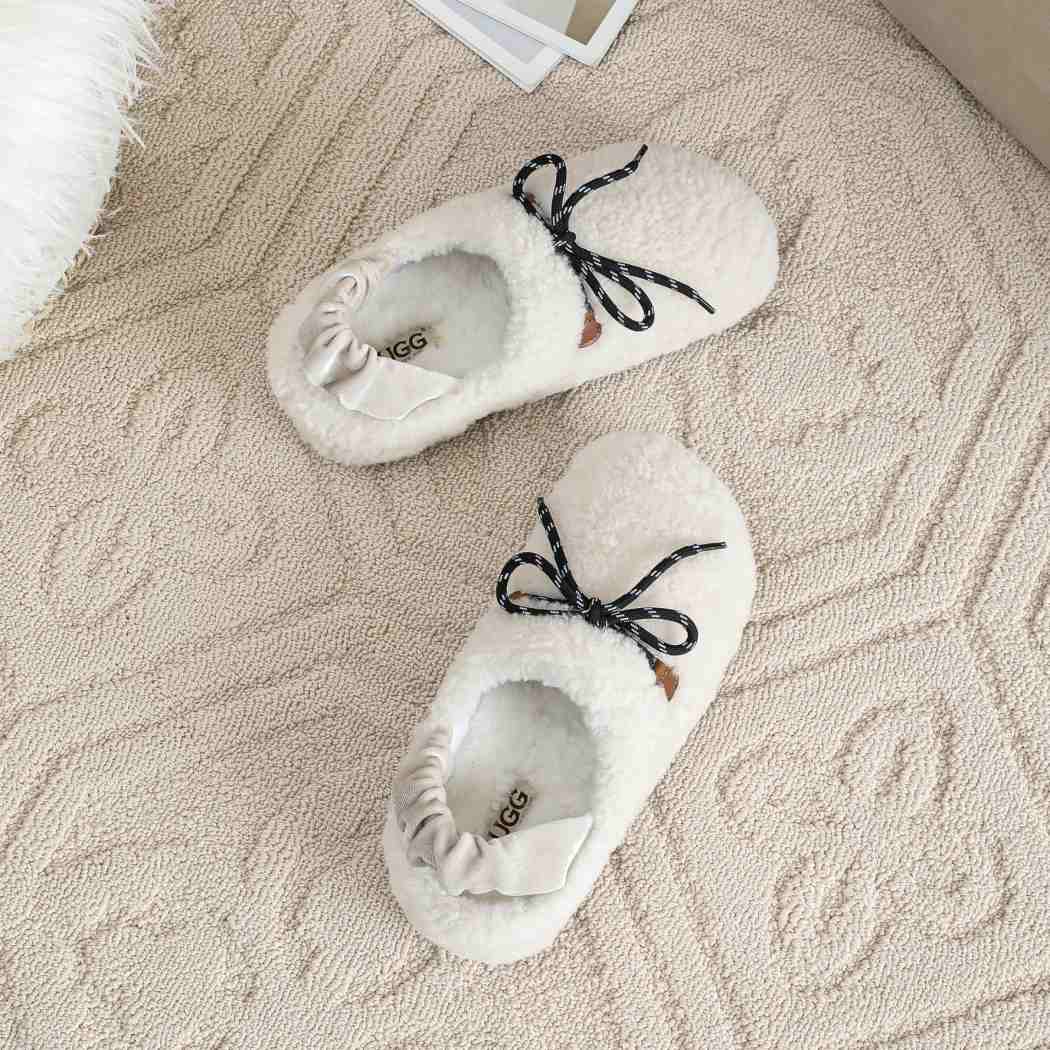 AUSTRALIAN SHEPHERD® UGG Slippers Women Curly Wool Slingback Barrett AS 2080