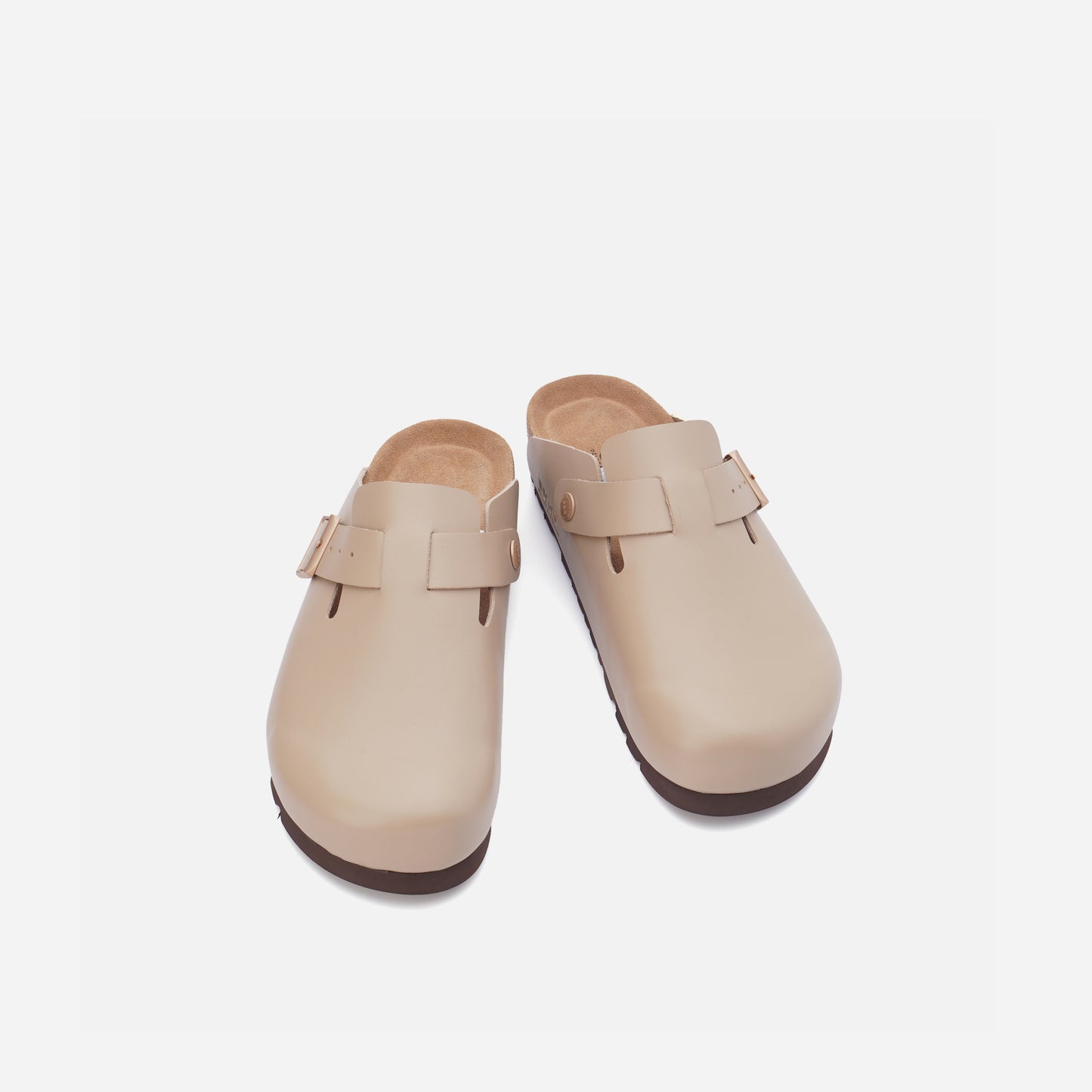 Heritage Birken Clog OZ 7002 Sand Beige pair front