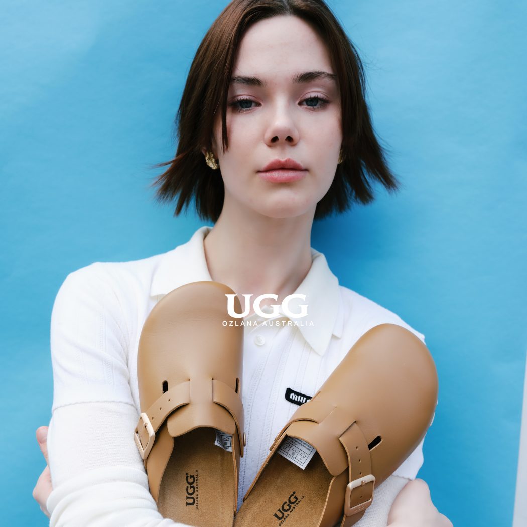 Heritage Birken Clog Slipper OZ 7002 Sand Beige and Black