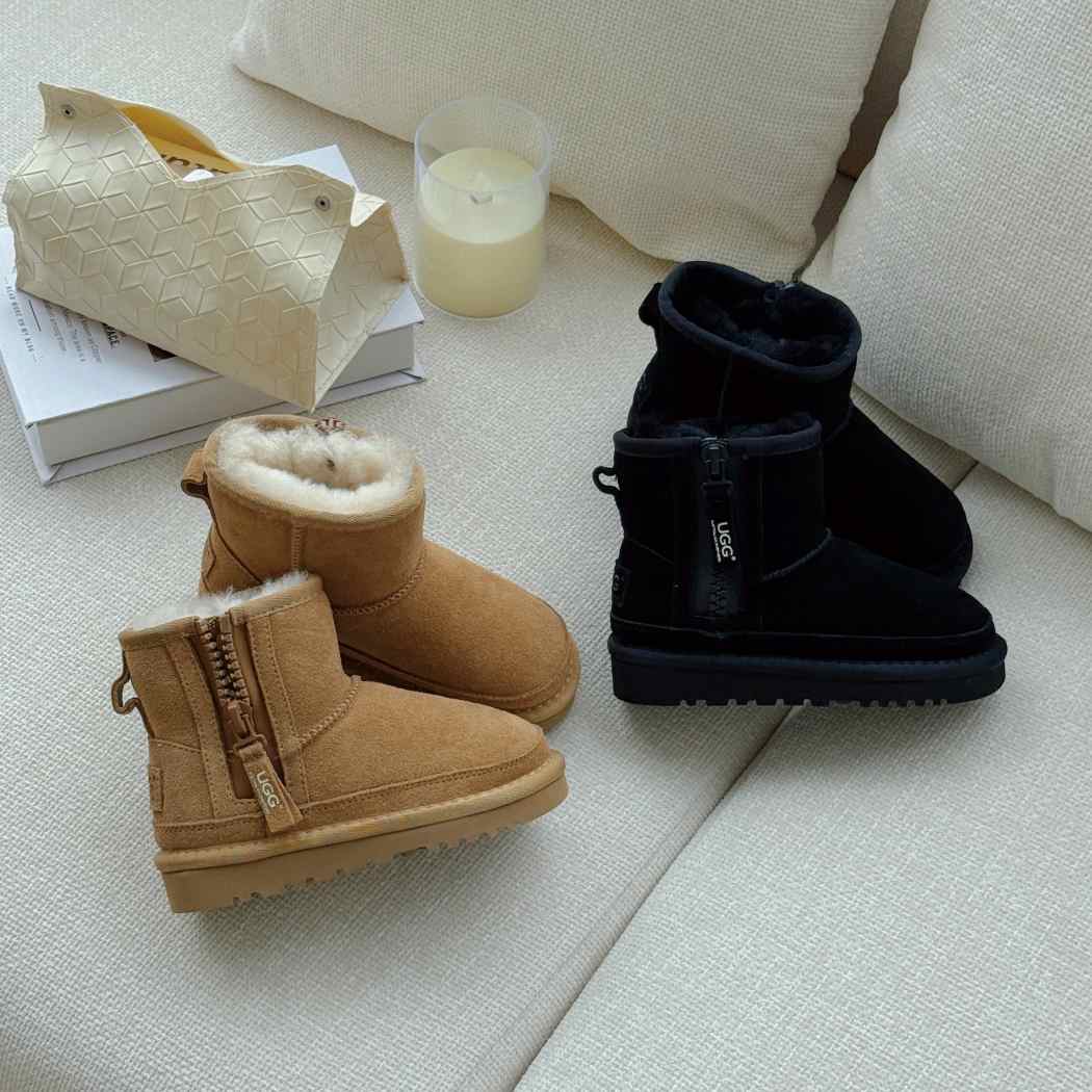 Kids Zerin AS 3166K Chestnut and Black front view
