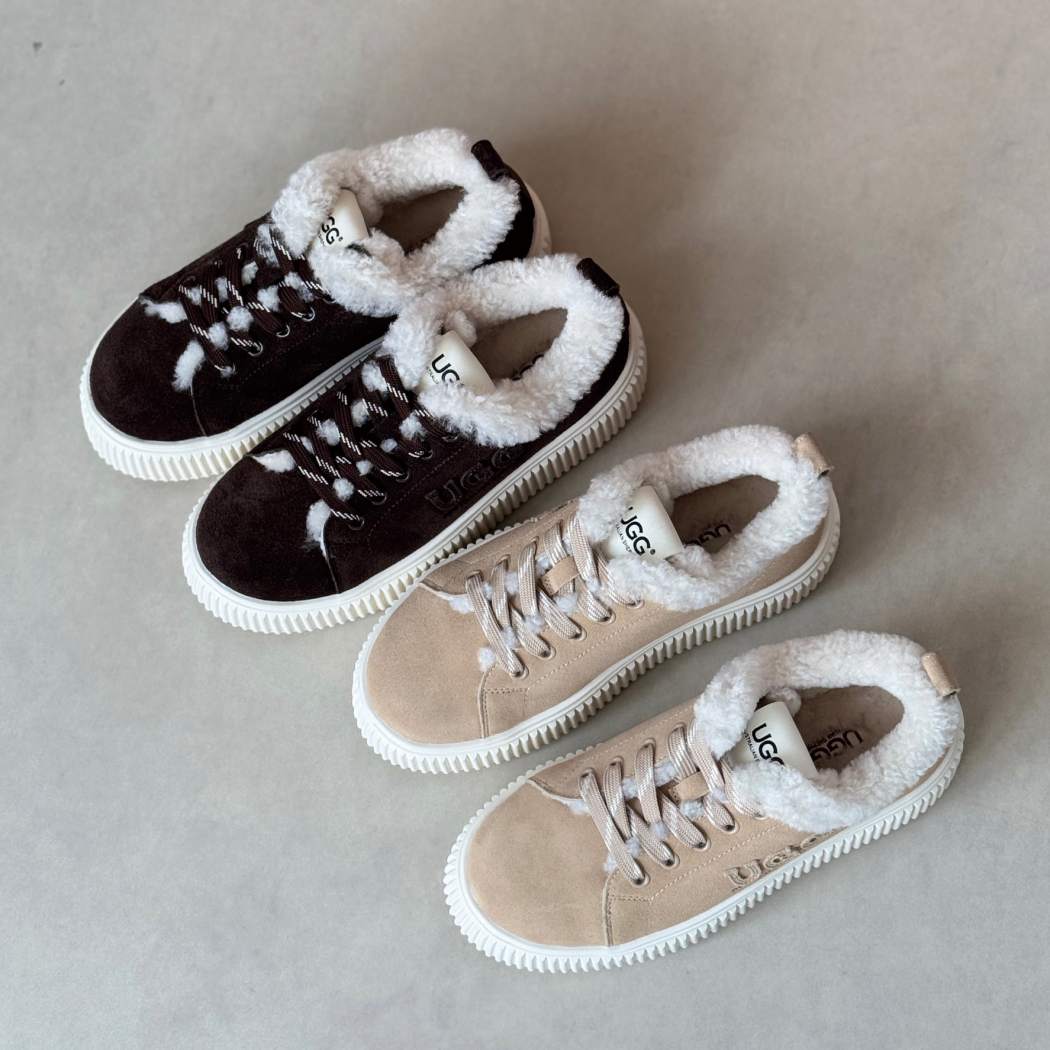 Lorne Platform Sneakers AS 5030 Sand and Chocolate