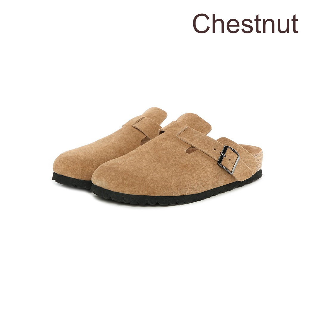 Sandra soft footbed mule slippers DK 1643 in Chestnut