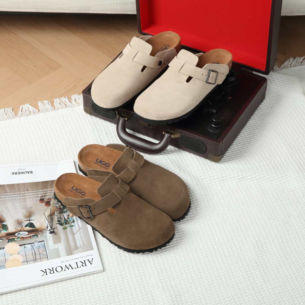 Top view of Sandra soft footbed mule slippers DK 1643 in multiple colours