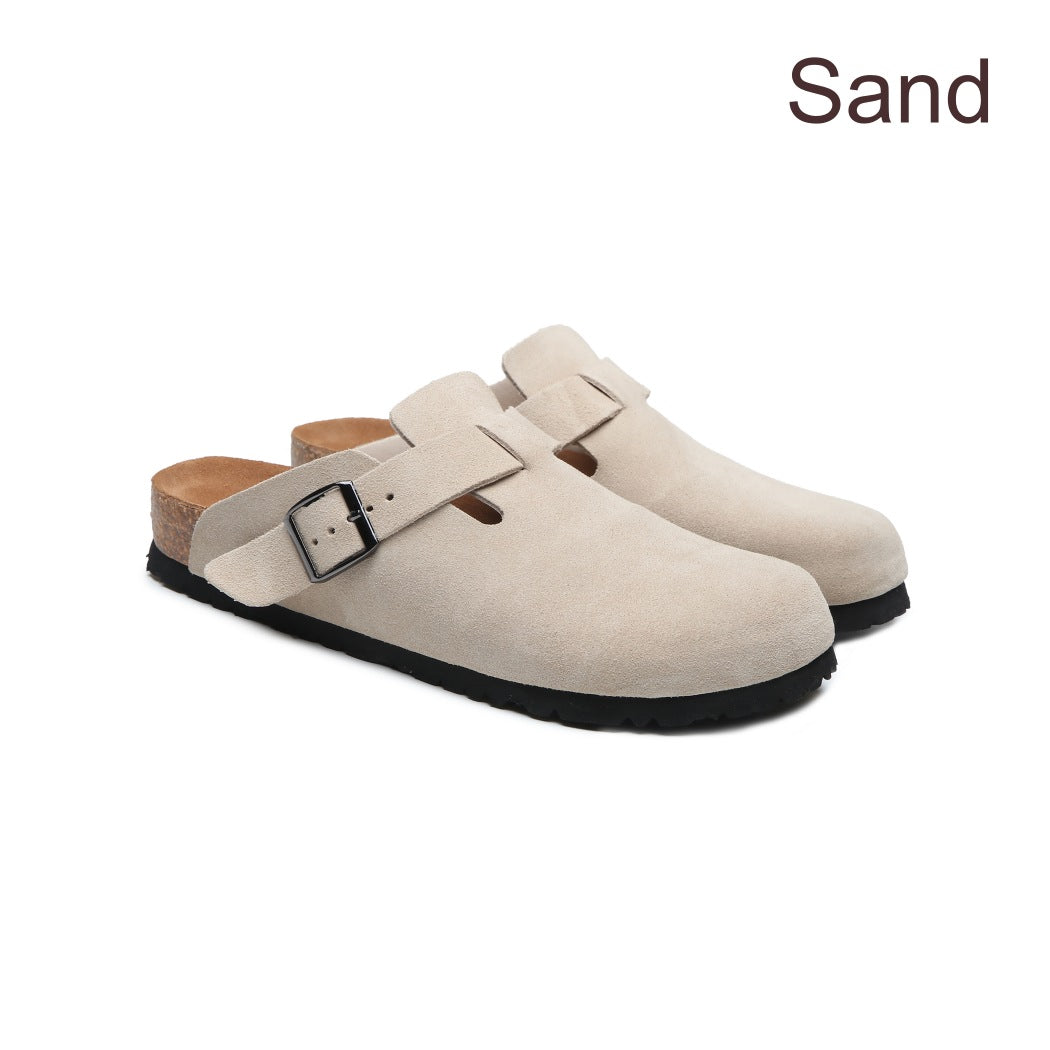Sandra soft footbed mule slippers DK 1643 in Sand